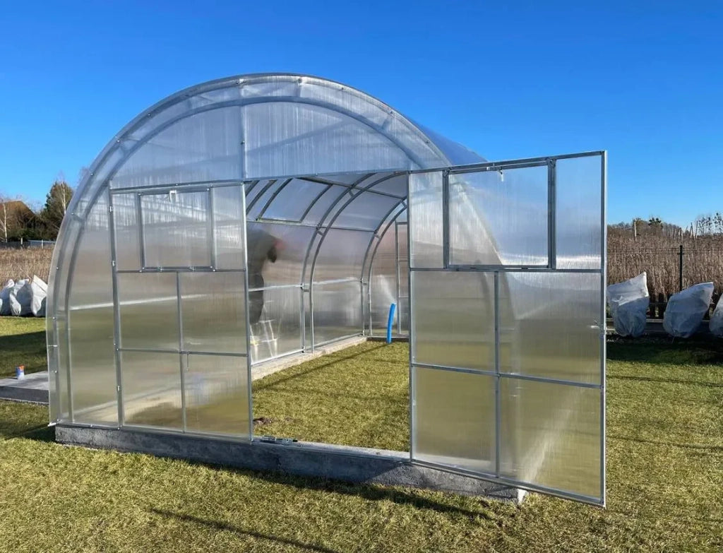 Serra da giardino OASIS 4 x 8 m (32 m²), 10 mm con rivestimento in policarbonato