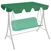 Baldacchino per Dondolo Giardino Verde 150/130x105/70 cm 312101