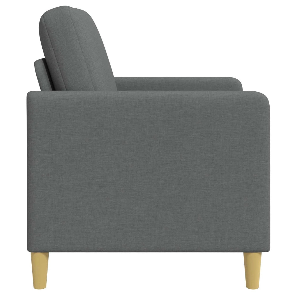 Divano con Storage Grigio Scuro 72 x 78 x 87 cm Poliestere 42036864