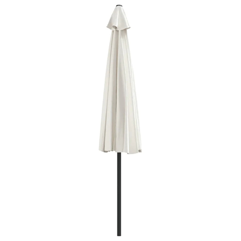 Ombrellone da balcone con palo in alluminio 300 x 150 cm mezzo sabbia 02_0008305