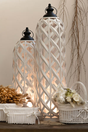 Lanterna in Bamboo H 96 cm