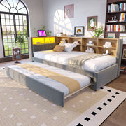 Divano letto con funzione letto estraibile flanella 90x200 cm