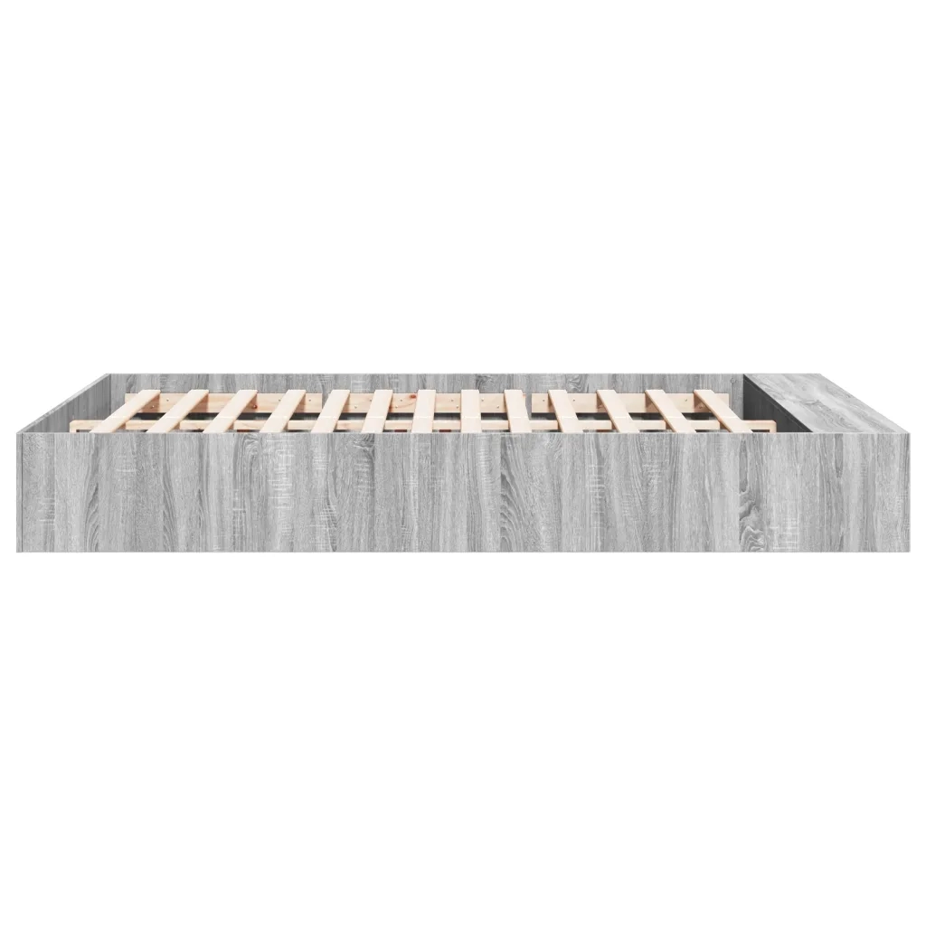 Giroletto-Struttura Letto Grigio Sonoma 140x200 cm in Legno Multistrato 470954