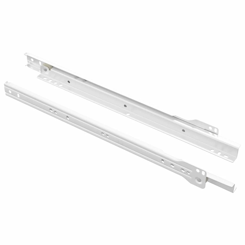 Scorrevole per cassetti 2 pz Bianco 350 mm Acciaio CFW8593612