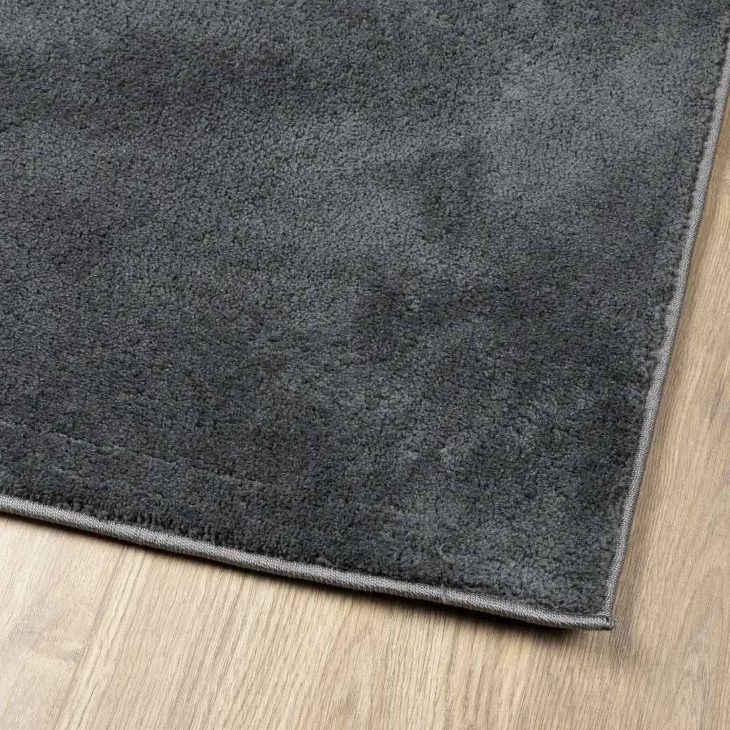 Tappeto OVIEDO a Pelo Corto Antracite 140x200 cm 375469