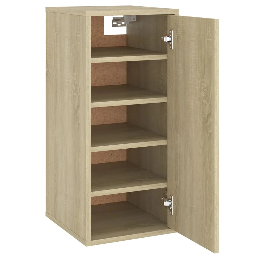 Scarpiera mobile contenitore per scarpe mobile per ingresso/corridoio/soggiorno design Sonoma 32 x 35 x 70 cm truciolato marrone 02_0021694