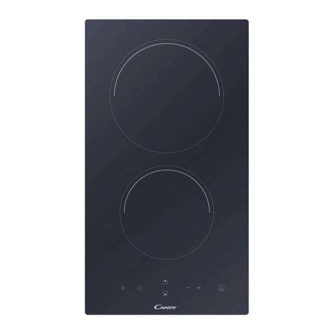 Candy CDH30 Piano cottura elettrico Vetroceramica 29 cm 2 zone Touch Control 3000 W colore Nero