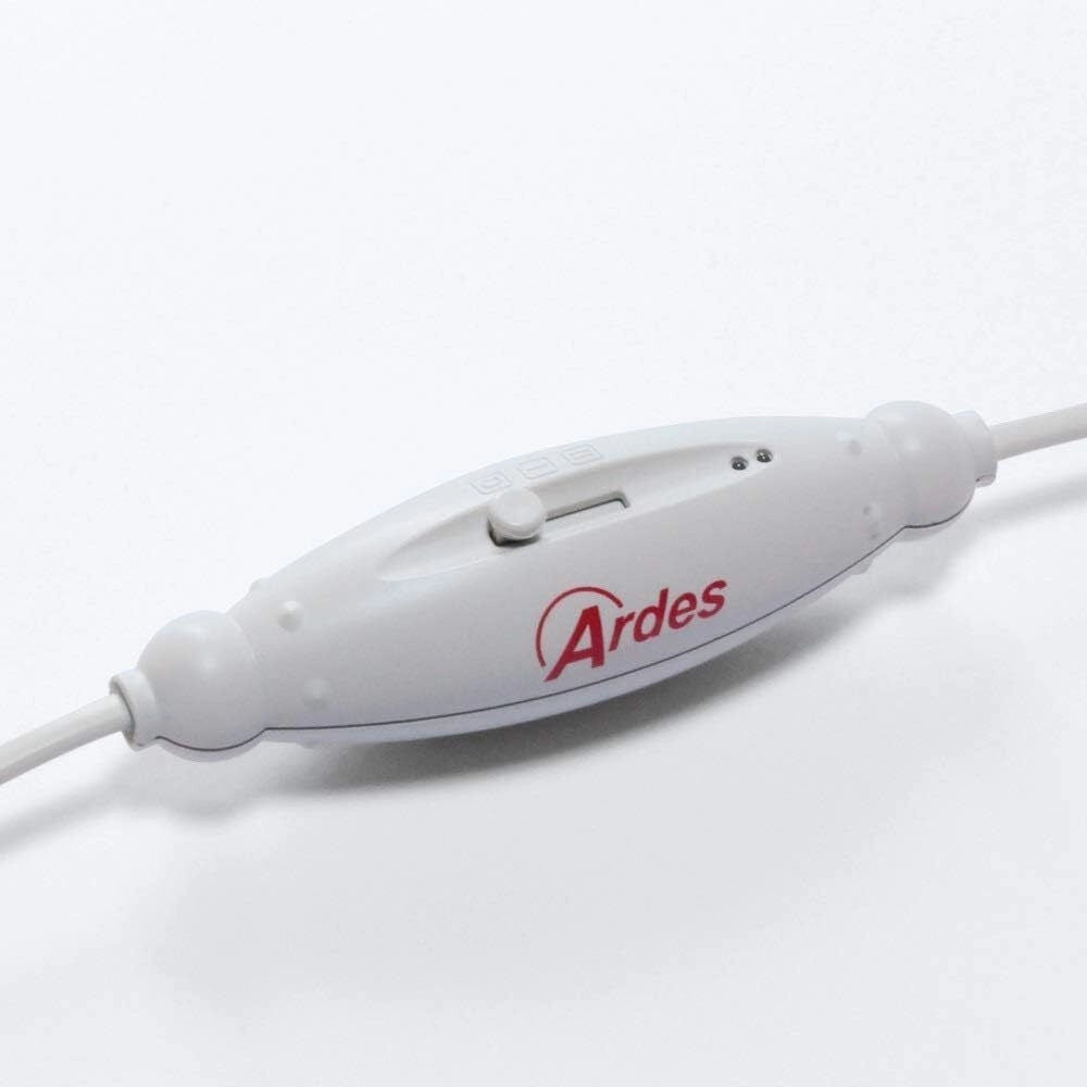 ARDES - AR412 Scaldaletto Singolo Elettrico MORPHEO Coperta Riscaldante 2x60W Scalda Letto Singolo Elettrico 2 Zone Riscaldamento Termocoperta Elettrica Misto Lana Lavabile a Mano Singolo 50% Lana