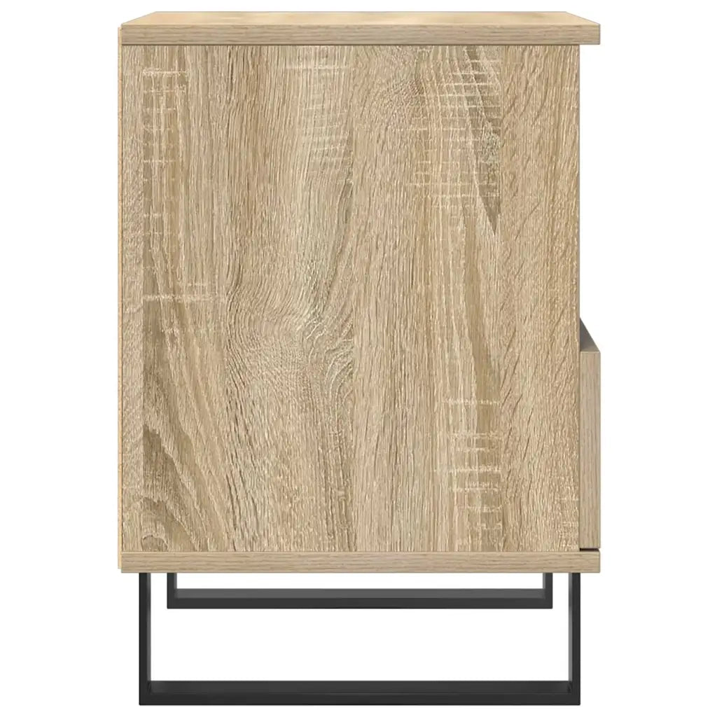 Comodino Rovere Sonoma 40x35x50 cm in Legno Multistrato 830642