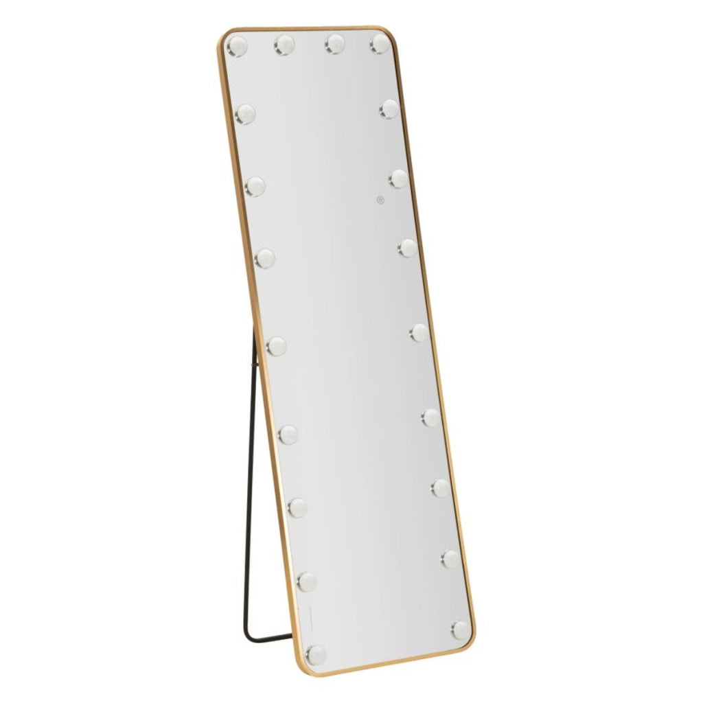 Specchio da Terra VKH1054, Oro, Vetro, 50x5x160 cm
