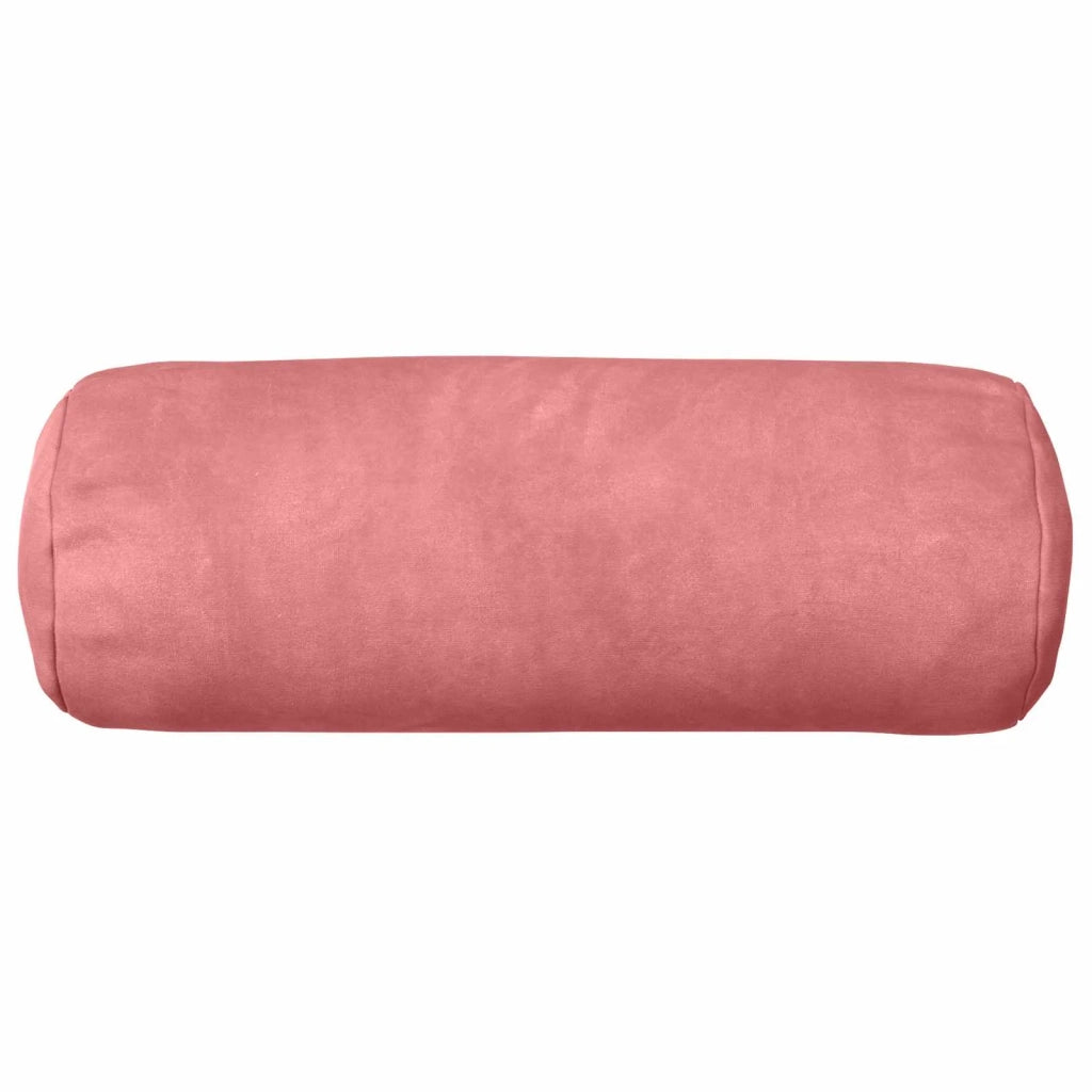 Federa 2 pcs HEERLEN Rosa Ø 15 x 40 cm Velluto 923189