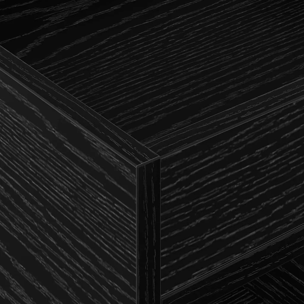 Tavolino 2 pz Rovere Nero 40 x 40 x 56 cm Legno ingegnerizzato 890947