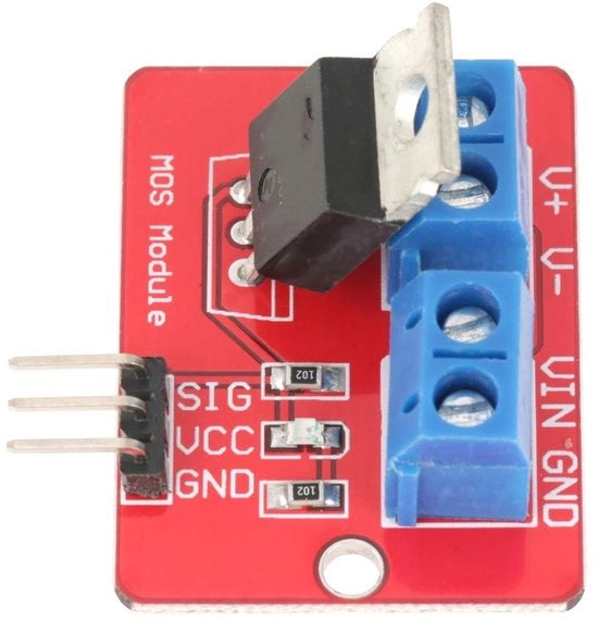 Modulo Driver - 5 pezzi - 0-24V - Adatto per LED-lampstrip e motore DC - Formato compatto