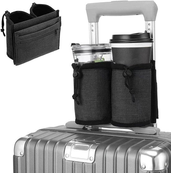 Portahouder per due tazze da caffè - Accessori di viaggio pratici per uomini d'affari e viaggiatori