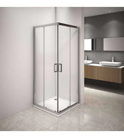 Box doccia Style profilo cromato trasparente 75x75cm da 6mm