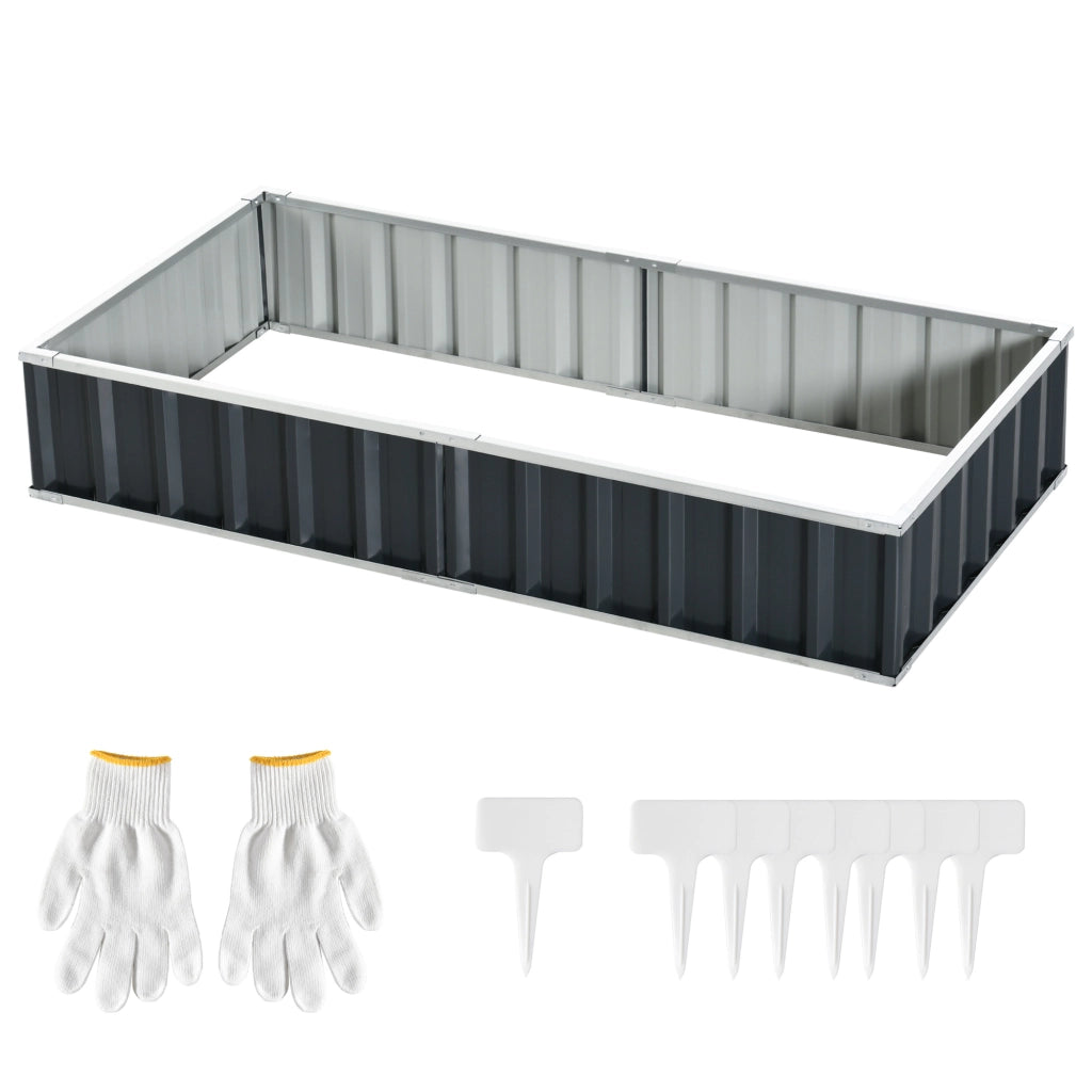 Letto per Orto Rialzato ¨C zephmum ¨C Acciaio, 174x90x30 cm