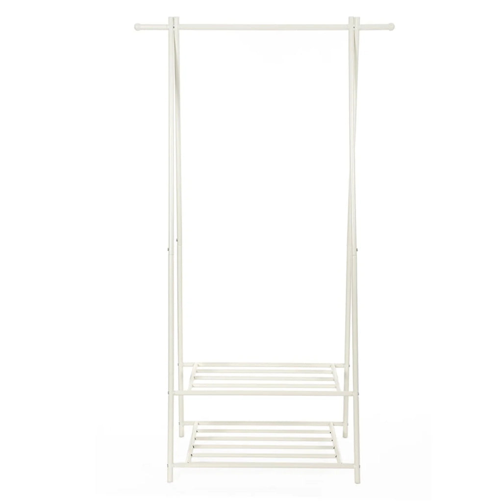 Appendiabiti attaccapanni 87,5 x 41 x 155 cm ripiano per scarpe armadio attaccapanni nero 12_0007016