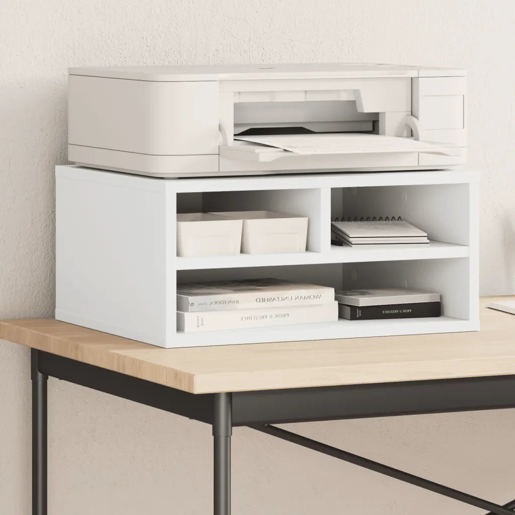 Supporto per Stampante Bianco 49x40x22,5 cm Legno Multistrato 840590