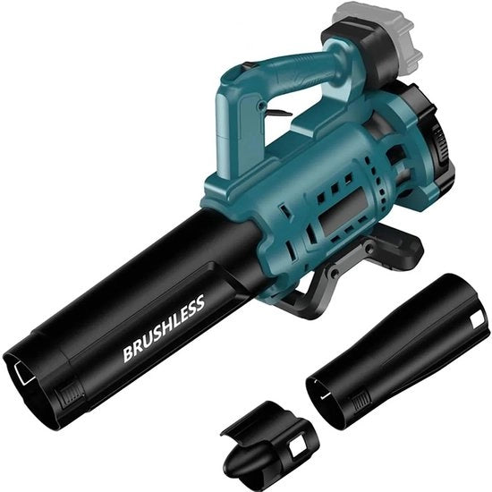 Turbina a Lame - Aspiratore per Erba - Ventilatore a Turbo - Attrezzo per Giardinaggio - Blower a Luce - Compatibile con Batteria 18V - Ventilatore a Spazzola Brushless 130MPH - Per Neve e Manutenzione Giardino - Senza Batteria