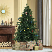 Albero di Natale artificiale con 444 rami ad apertura automatica per interno in plastica verde Ø120 × 180 cm