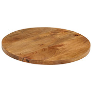 Piano per Tavolo Ã˜ 40x2,5cm Rotondo in Legno Massello di Mango