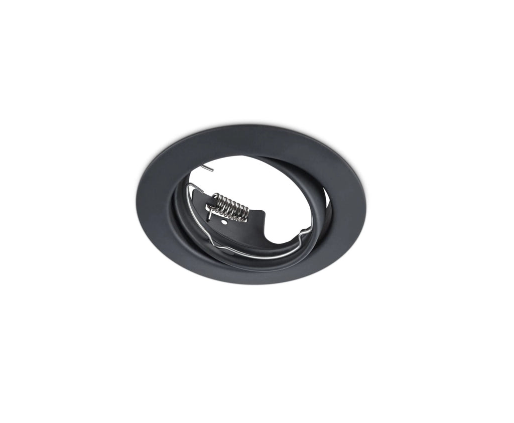 Faretto incasso JURA nero GU10 orientabile Trio 650100132