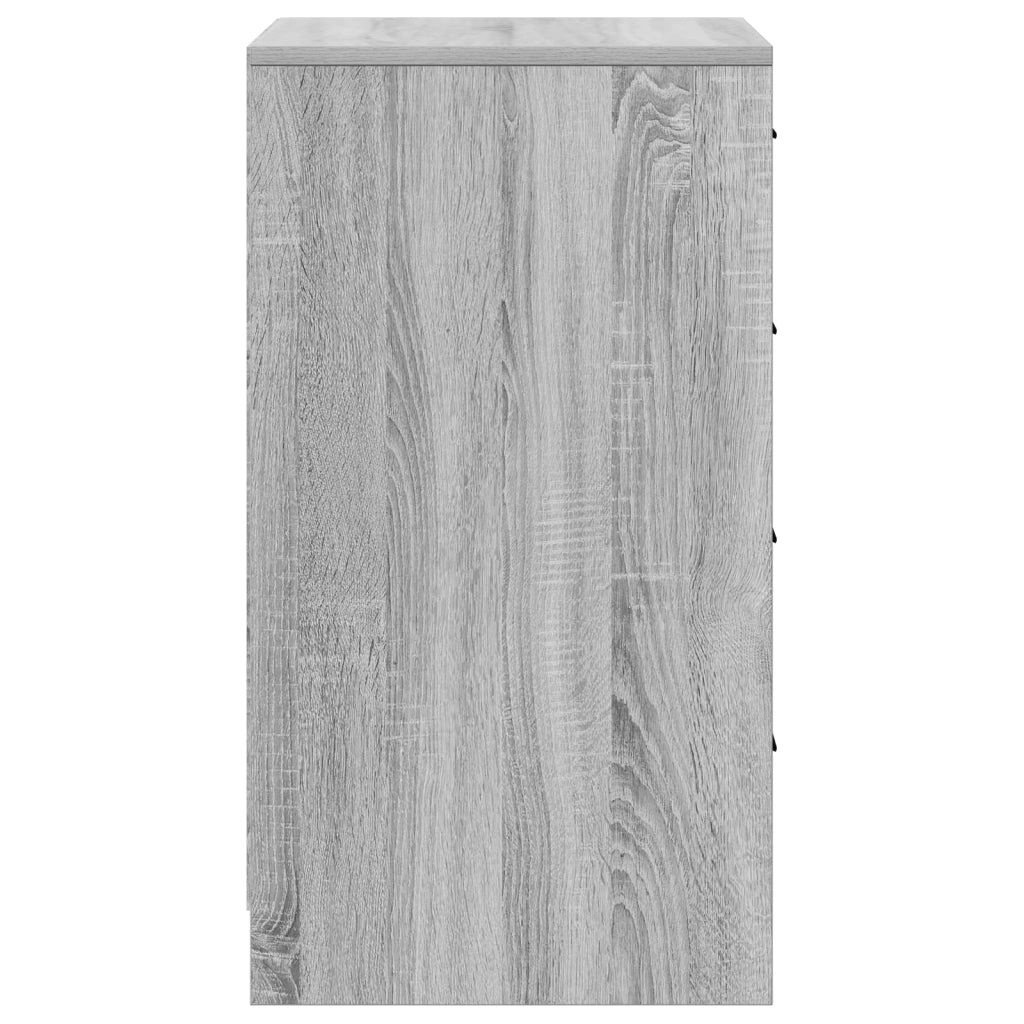 Credenza Grigia Sonoma 40x41x75 cm in Legno Ingegnerizzato