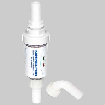 CARTUCCIA DI NEUTRALIZZAZIONE  L 290  H 100  Ø 38     MADE IN ITALY