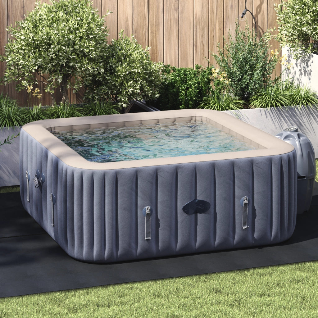 Copertura Piscina Rettangolare Nera PVC 300 x 220 cm Durevole