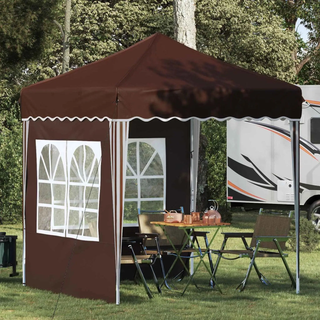 Tenda per feste a pop-up Marrone 195 x 195 x 245 cm 42019731