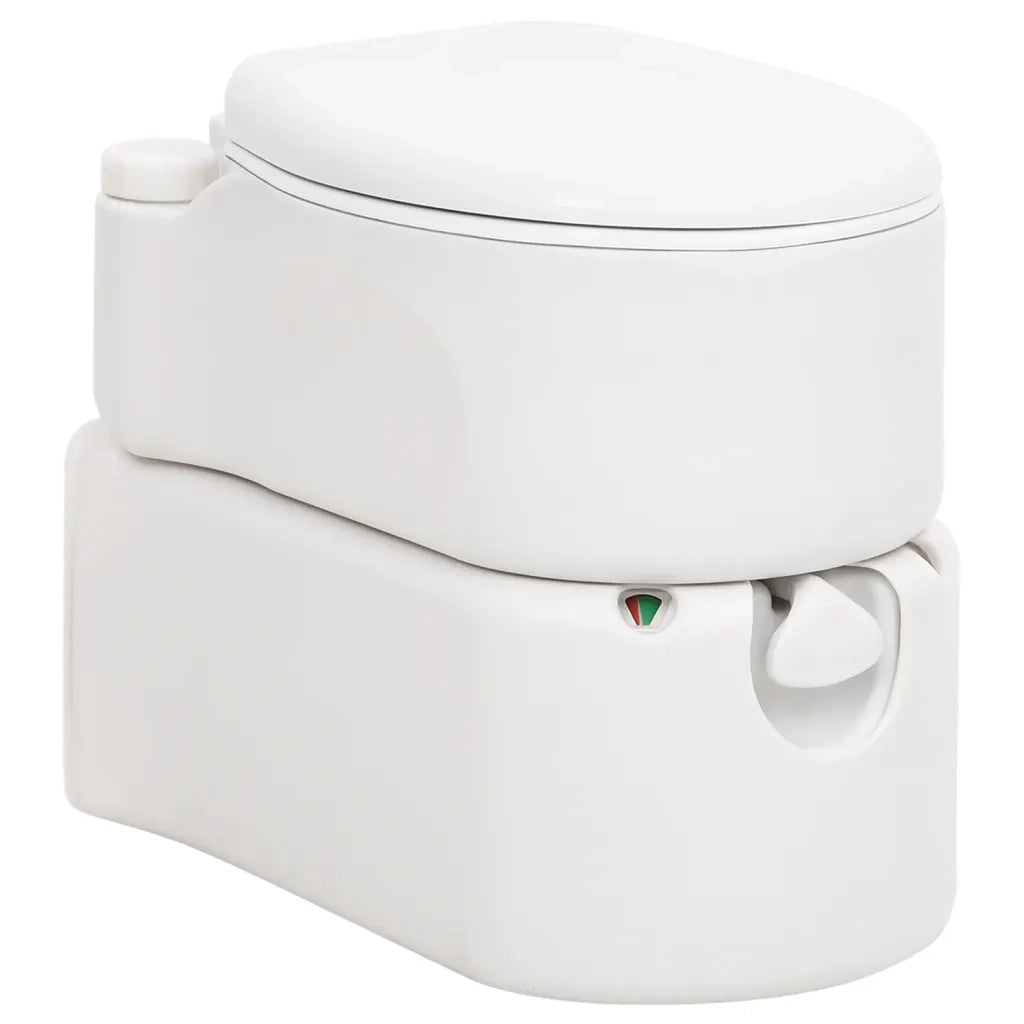 Toilette Integrata da Campeggio Bianca 24+17 L HDPE e Smalto cod mxl 129493