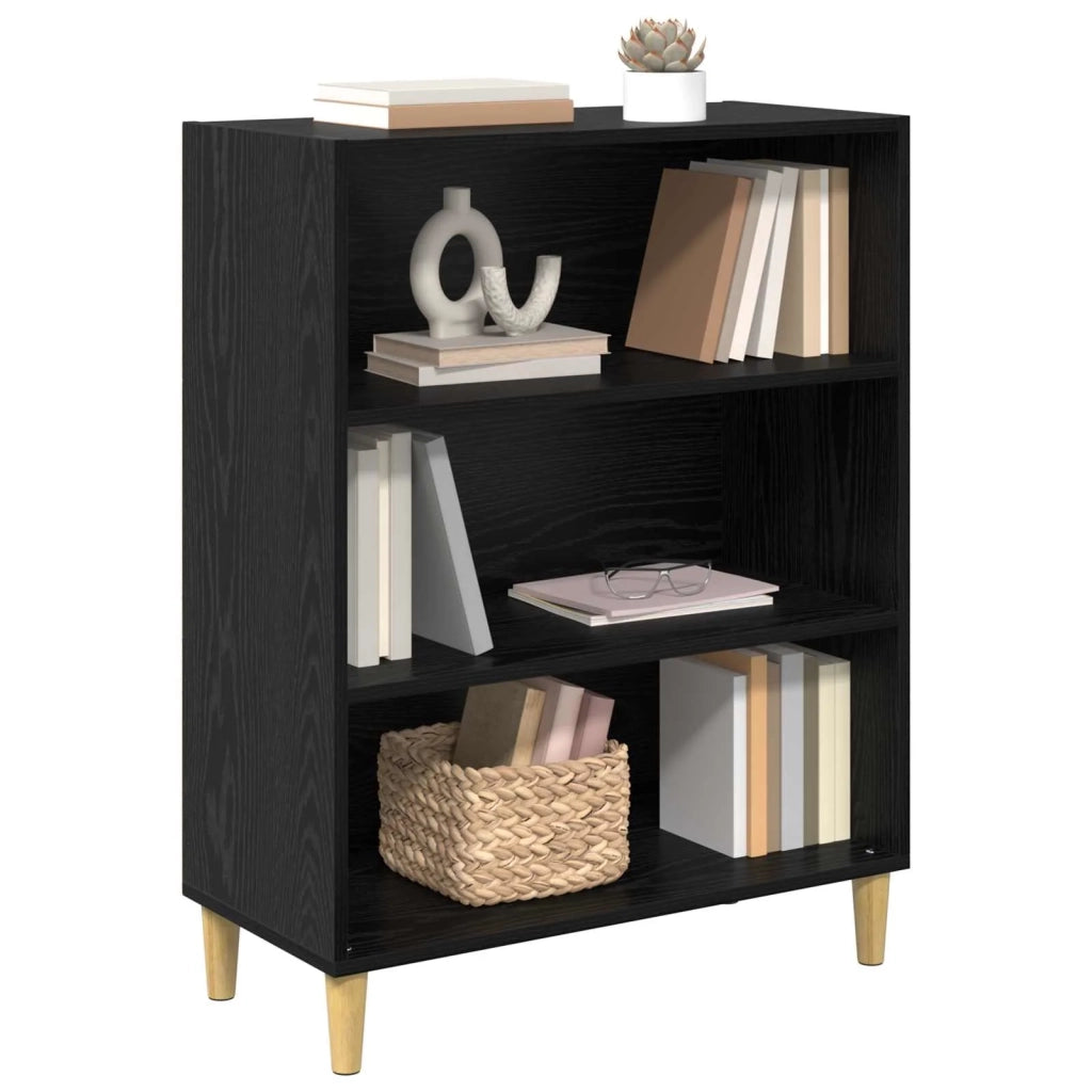 Credenza Rovere Nero 69,5 x 32,5 x 90 cm Legno ingegnerizzato 880703