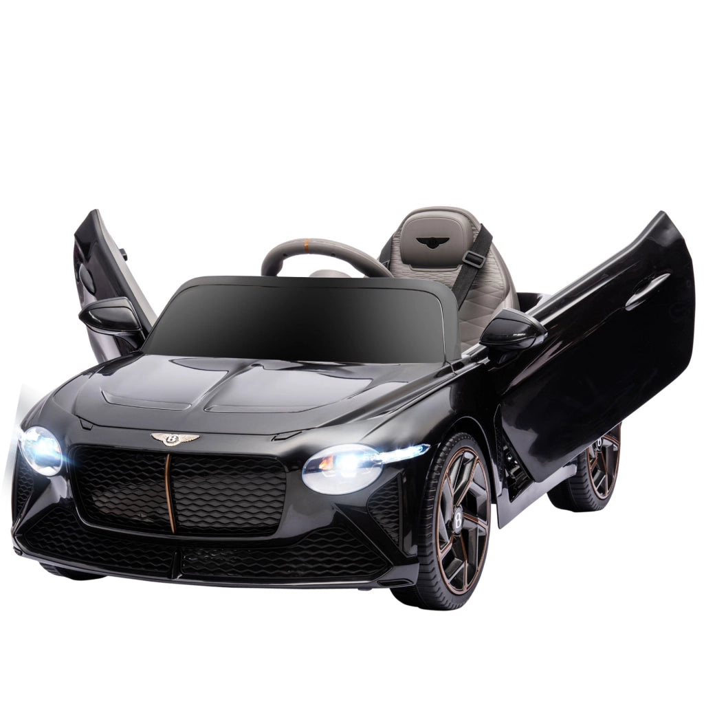 Auto elettrica per bambini Bentley Bacalar nero ¨C zephmum ¨C 12V 2 motori telecomando 3-5 anni