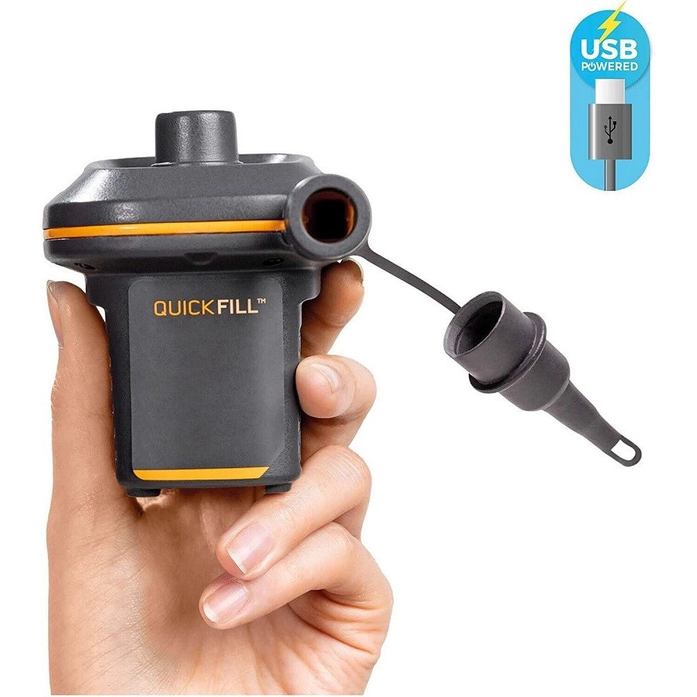 Trade Shop - Pompa Mini Usb 5 V Elettrica Uso Interno/esterno Per Gonfiabili Con Ugello 66635 -