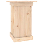 Portafiori/portapiante 40 x 40 x 60 cm legno di pino massiccio marrone 02_0045202