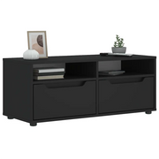 vidaXL Mobile TV VISNES Nero 100x40x38 cm in Legno Multistrato