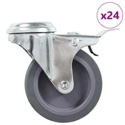 Ruote Girevoli con Foro per Bulloni 24 pz 75 mm cod mxl 61621