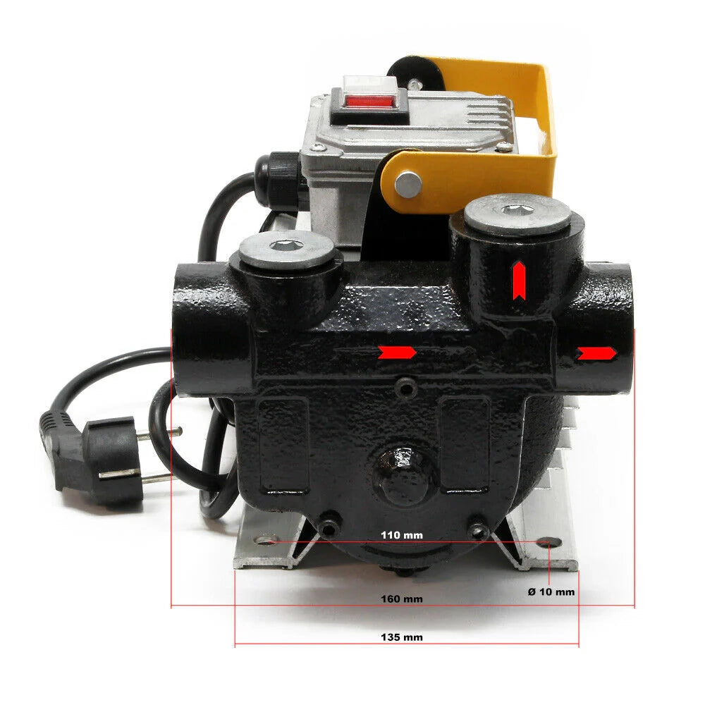 Pompa carburante biodiesel autoadescante 230 V 550 watt 20-60 litri al minuto 16_0001979