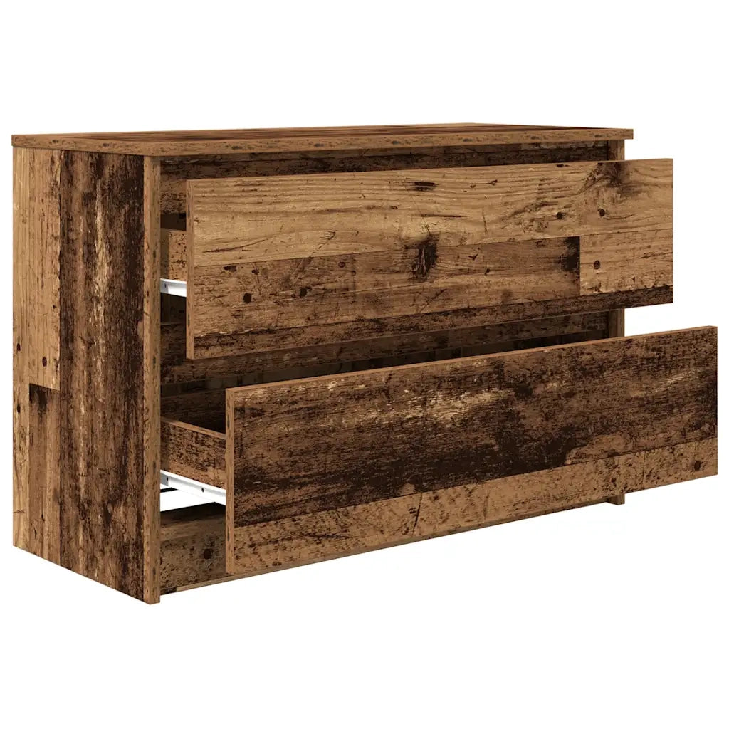Mobile Porta TV Legno Antico 80x35x54 cm in Legno Multistrato 861794