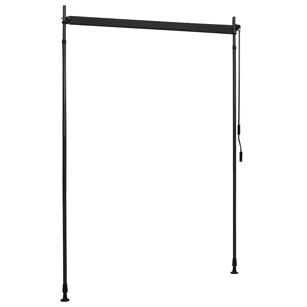 Tenda a Rullo per Esterni-Tenda da sole avvolgibile 150x270 cm Antracite