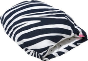 Mini cuscino di alimentazione - Stile muffa per la strada e a casa - zebra blu scuro