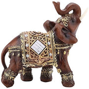 Accessori di decorazione per l'ambiente - Figurine di elefante - Portafortuna - Accessori per l'arredamento - Feng Shui - Ricchezza - Cera di alta qualità - Scultura