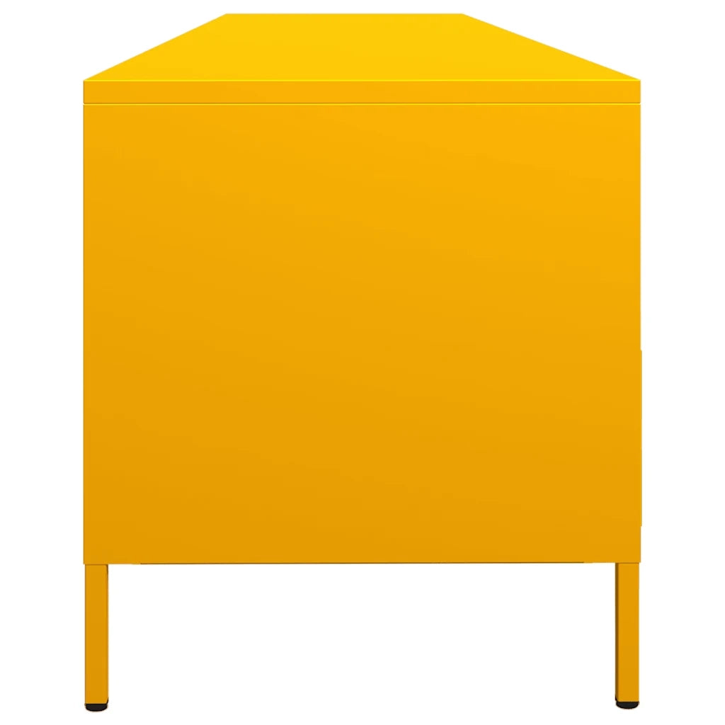 Mobile TV Giallo Senape 202x39x43,5cm Acciaio Laminato a Freddo 3307152