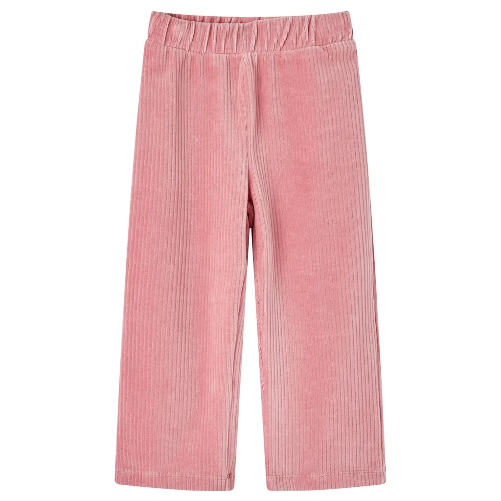 Pantaloni per Bambini in Velluto a Coste Rosa Chiaro 128cod mxl 108149