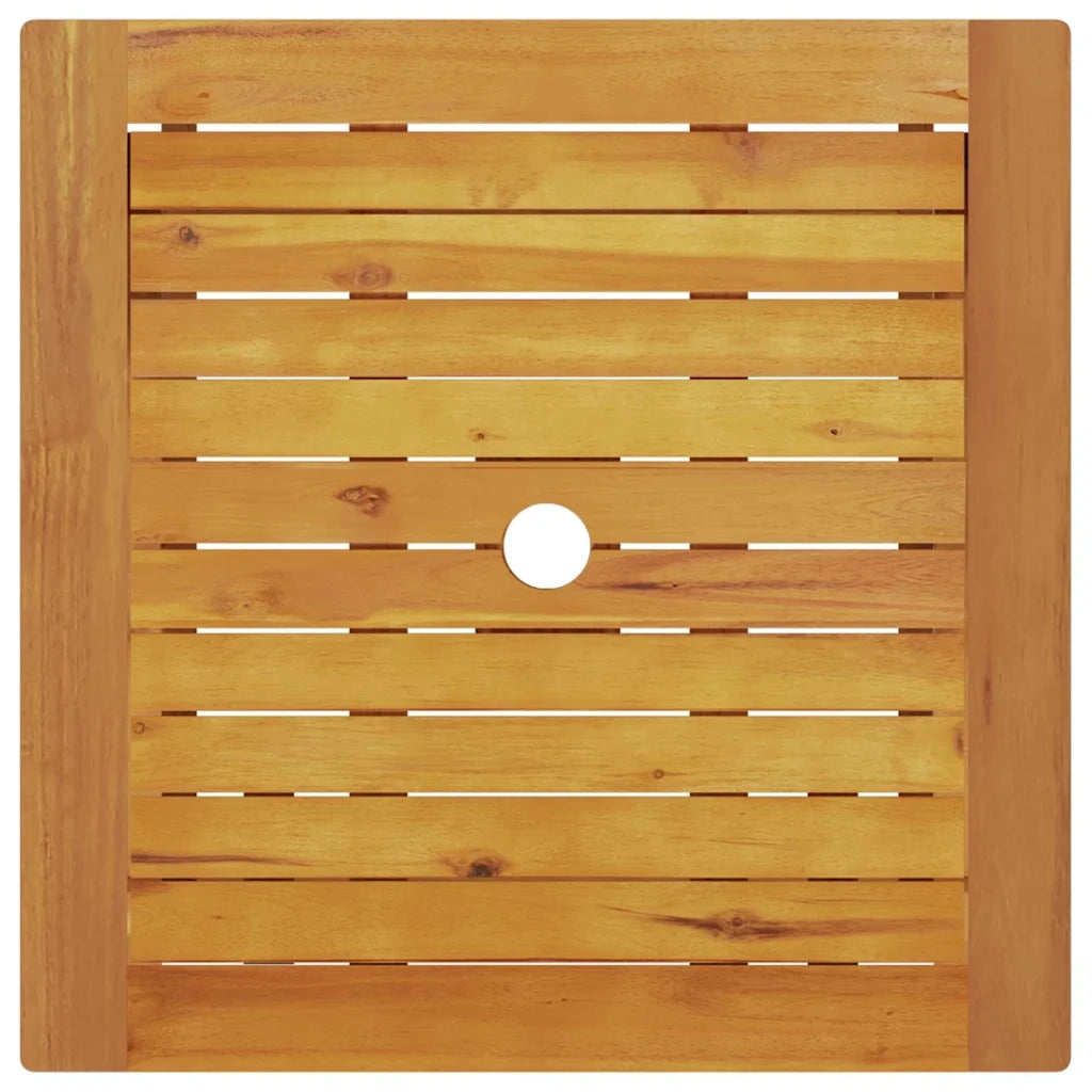 Set Bistro Pieghevole 3 pcs Marrone Legno di Acacia Massello 3375690