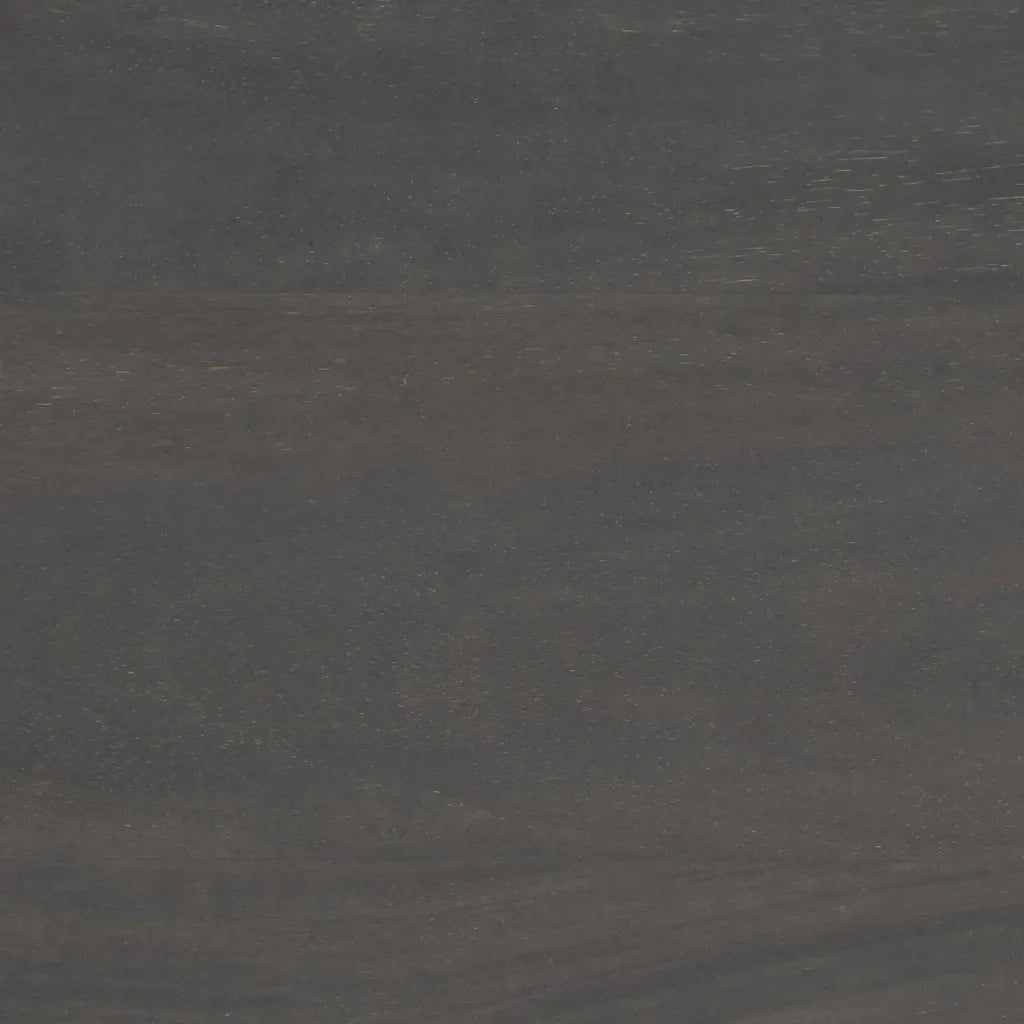 Credenza Bianco e Grigio 75x35x55 cm in Legno Massello di Mango 374992