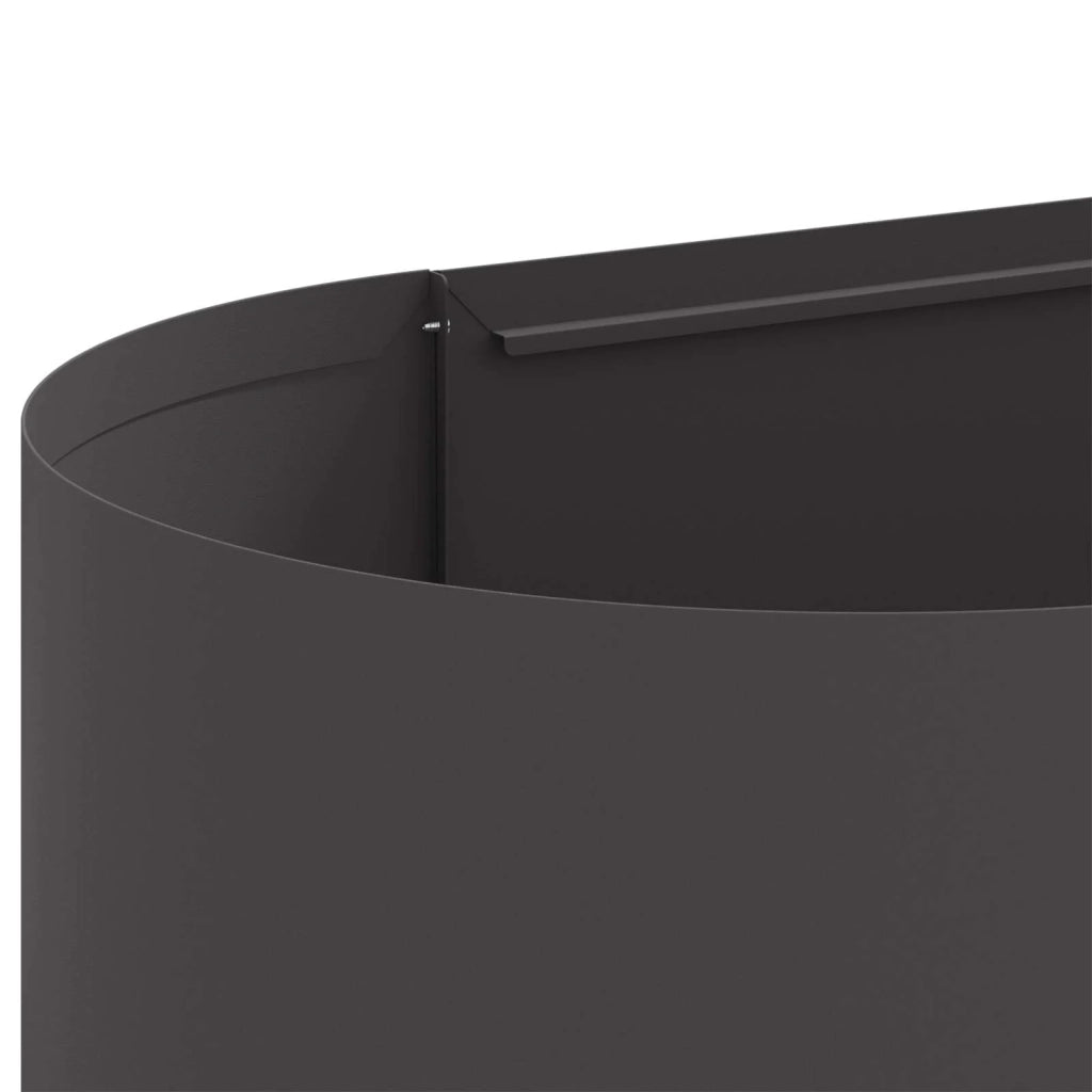 Letto rialzato da giardino Nero 280 x 40 x 40 cm 8011698
