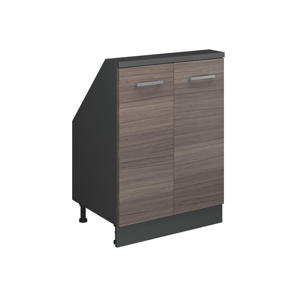 Mobile sottotetto Rion Grigio nobile/Antracite con 2 porte Vicco