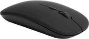 Mausa compatta sottile wireless Bluetooth - Mouse silenzioso per OS X Mi tablet - 3 livelli DPI regolabili Nero.