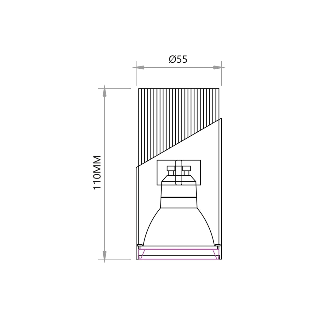 Spot da soffitto decorativo nero oro 1xGU10 8W Neo Milagro